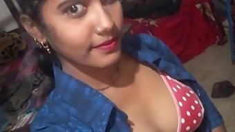 Indian Village Girls In Red Dress And Panties