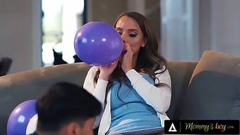 Pristine Milf Seduces Stepson And Best Friend For Steamy Threesome