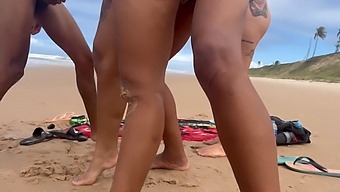 Indulging In Wild Beach Escapades With Unexpected Partners. The Freedom Of A Nudist Setting Propels Me To Climax In This Explicit Footage.