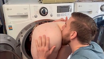 Steve Rickz Saves The Day By Extracting His Stepmom From The Washer And Getting Intimate