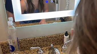 Horny Bridesmaid Secretly Gives Me A Blowjob