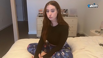 Beautiful Redhead Gets A Creampie In Class After A Hot Blowjob Session.